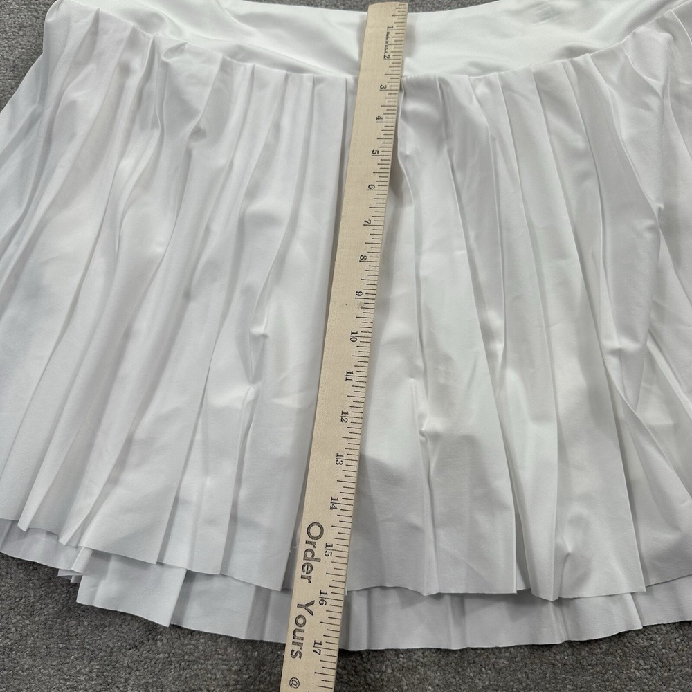 DSG Women's Performance Mid Rise Skort Size Large White Built In Short - Picture 4 of 7